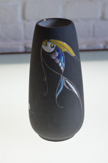 mid century VASE 50er jahre organische form dekor